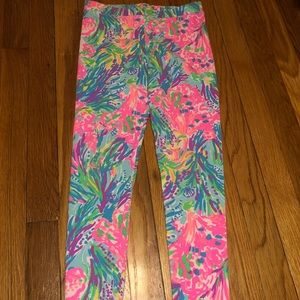 Lilly Pulitzer Printed Leggings Girls Size 8/10